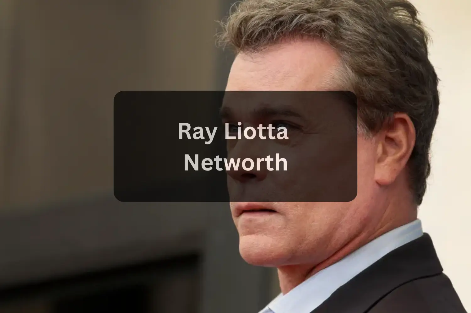Ray Liotta Net Worth How Rich Was the 'Goodfellas' Star